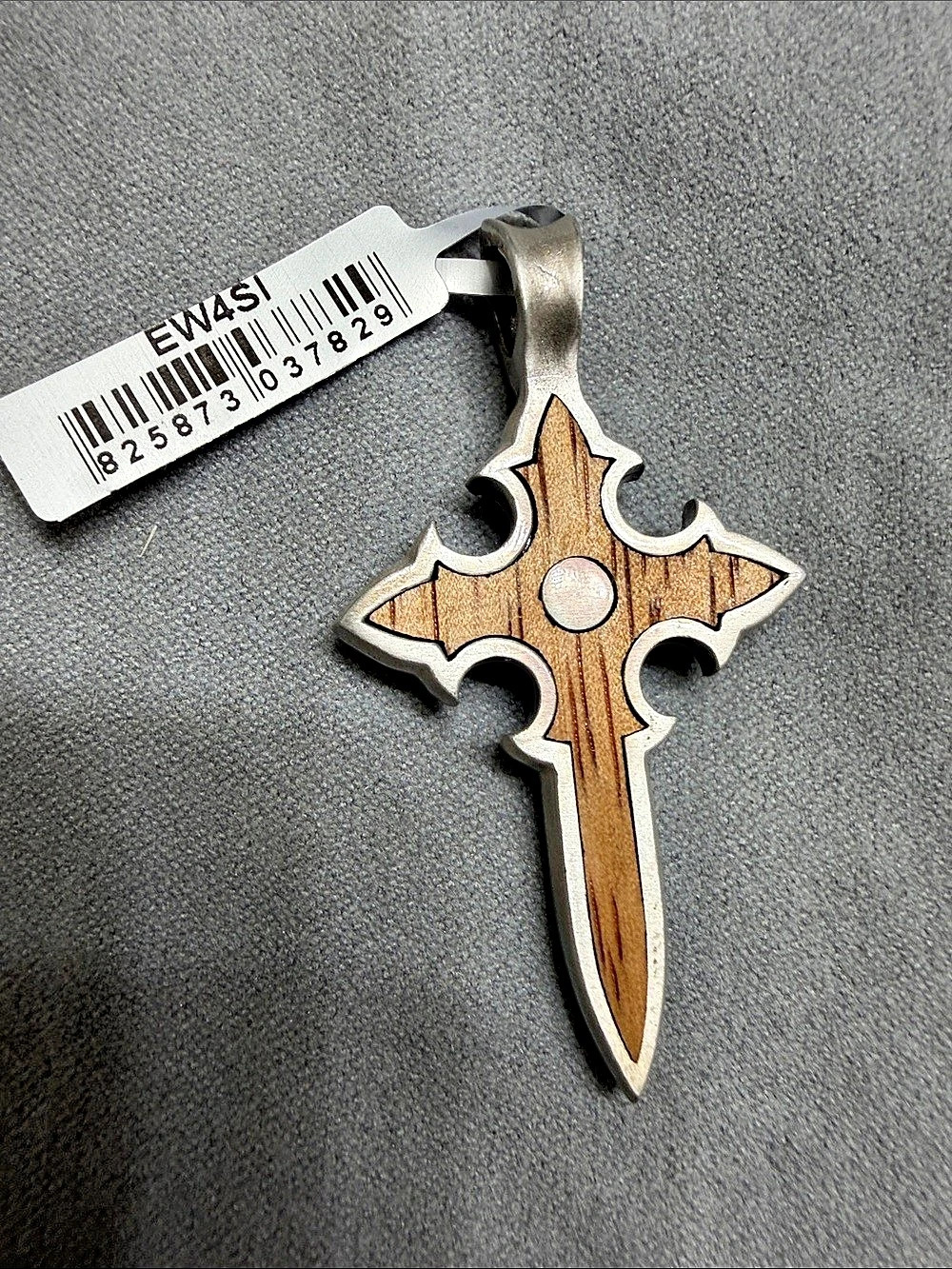 Bico Australia Wood Cross Pendant Necklace